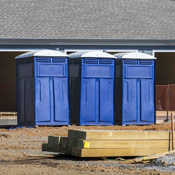 how do you ensure the portable restrooms are secure and safe from vandalism during an event in Crystal Falls MI